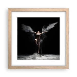 Plakat w ramie jasny dąb - Elfy istnieją - 30x30 cm