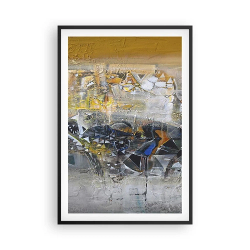 Plakat w czarnej ramie - Wszystko się poukłada - 61x91 cm