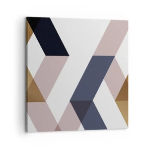 Obraz na płótnie - Płaszczyzny i kąty - 60x60 cm