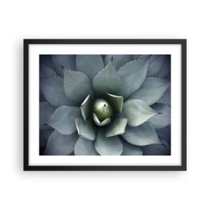 Plakat w czarnej ramie - Wabi i przestrzega - 50x40 cm