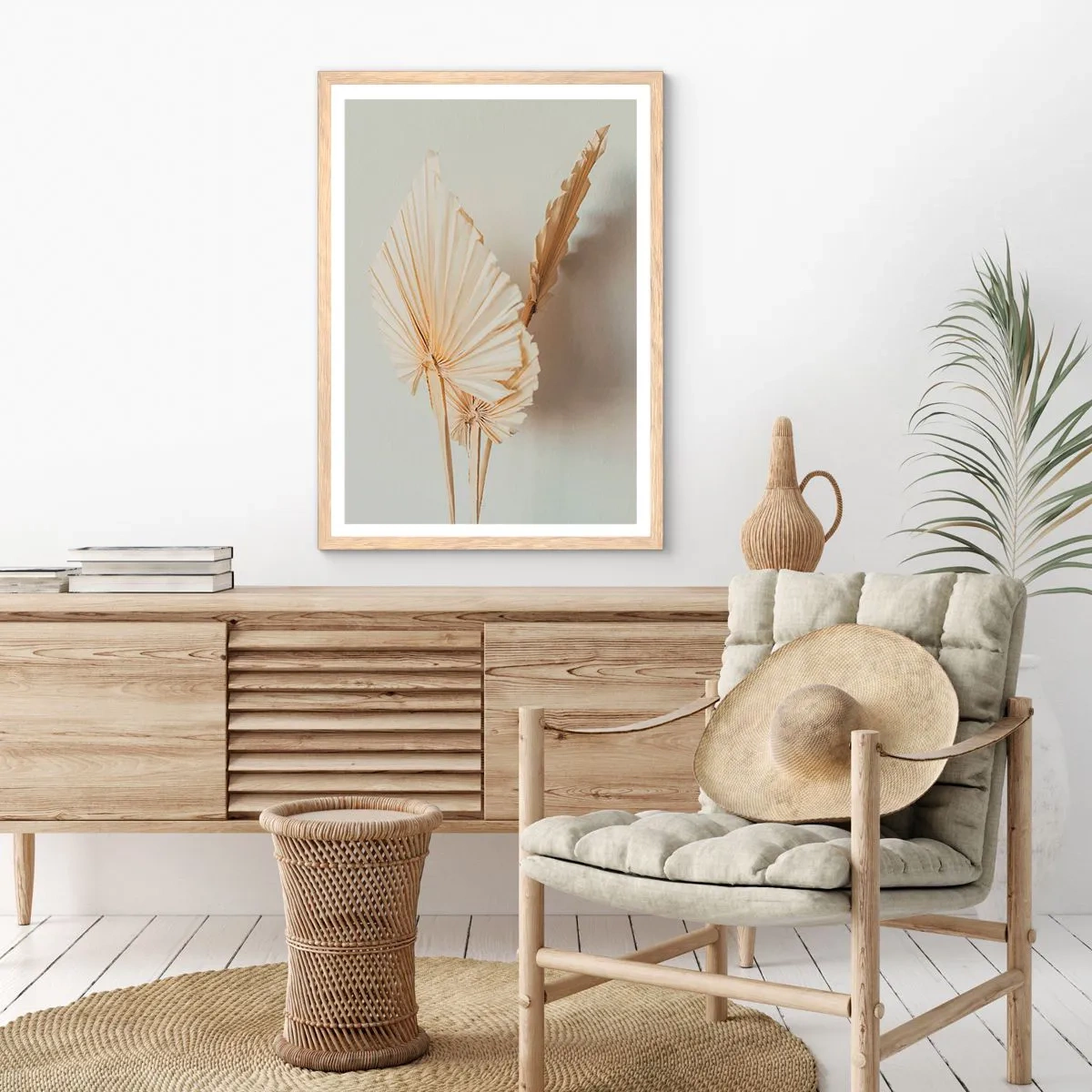 Plakat w ramie jasny dąb - Gdy potrzebne ukojenie - 50x70 cm