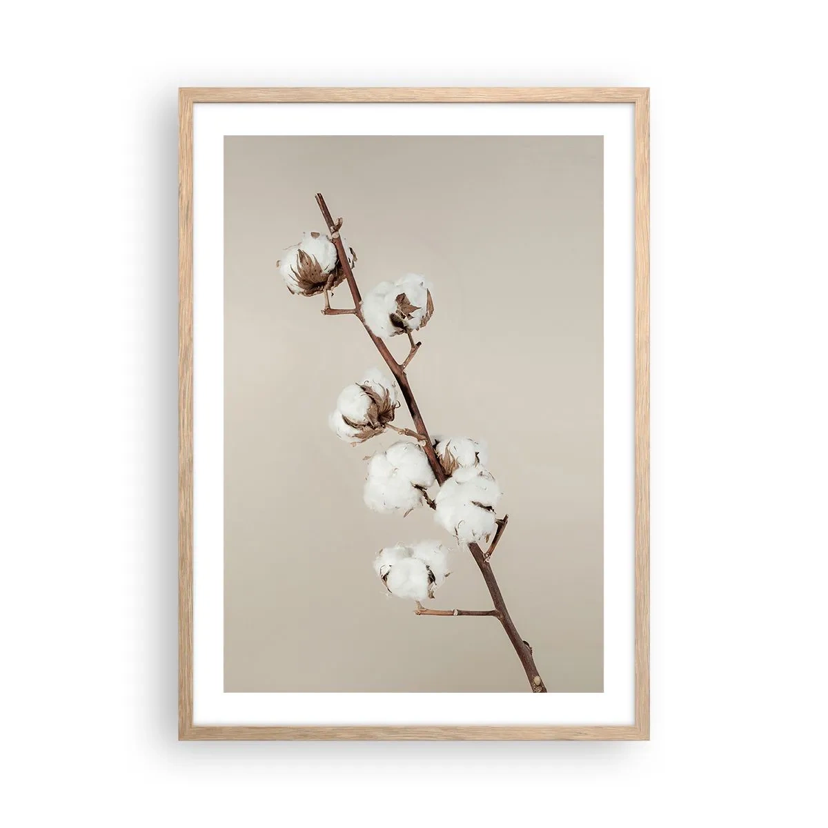 Plakat w ramie jasny dąb - U źródła miękkości - 50x70 cm