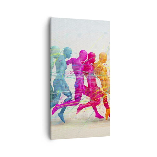 Obraz na płótnie - Harmonia ruchu - 55x100 cm