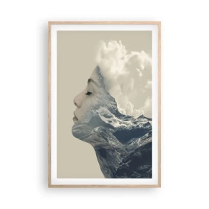 Plakat w ramie jasny dąb - Uroda żywiołów - 61x91 cm