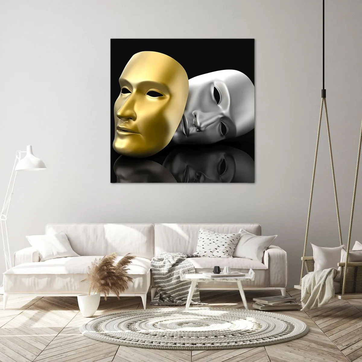 Obraz na płótnie - Życie to jest teatr - 70x70 cm