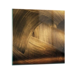 Obraz na szkle - W złotym labiryncie - 70x70 cm