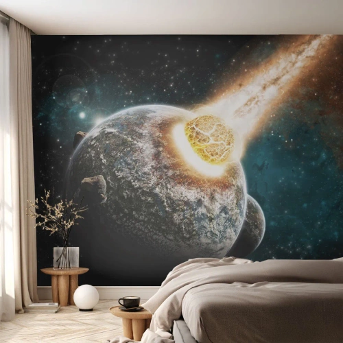 Fototapeta Samoprzylepna Deluxe Sticker - Zagłada czy narodziny? - Abstrakcja, Kosmos, Kometa - 300x210 cm