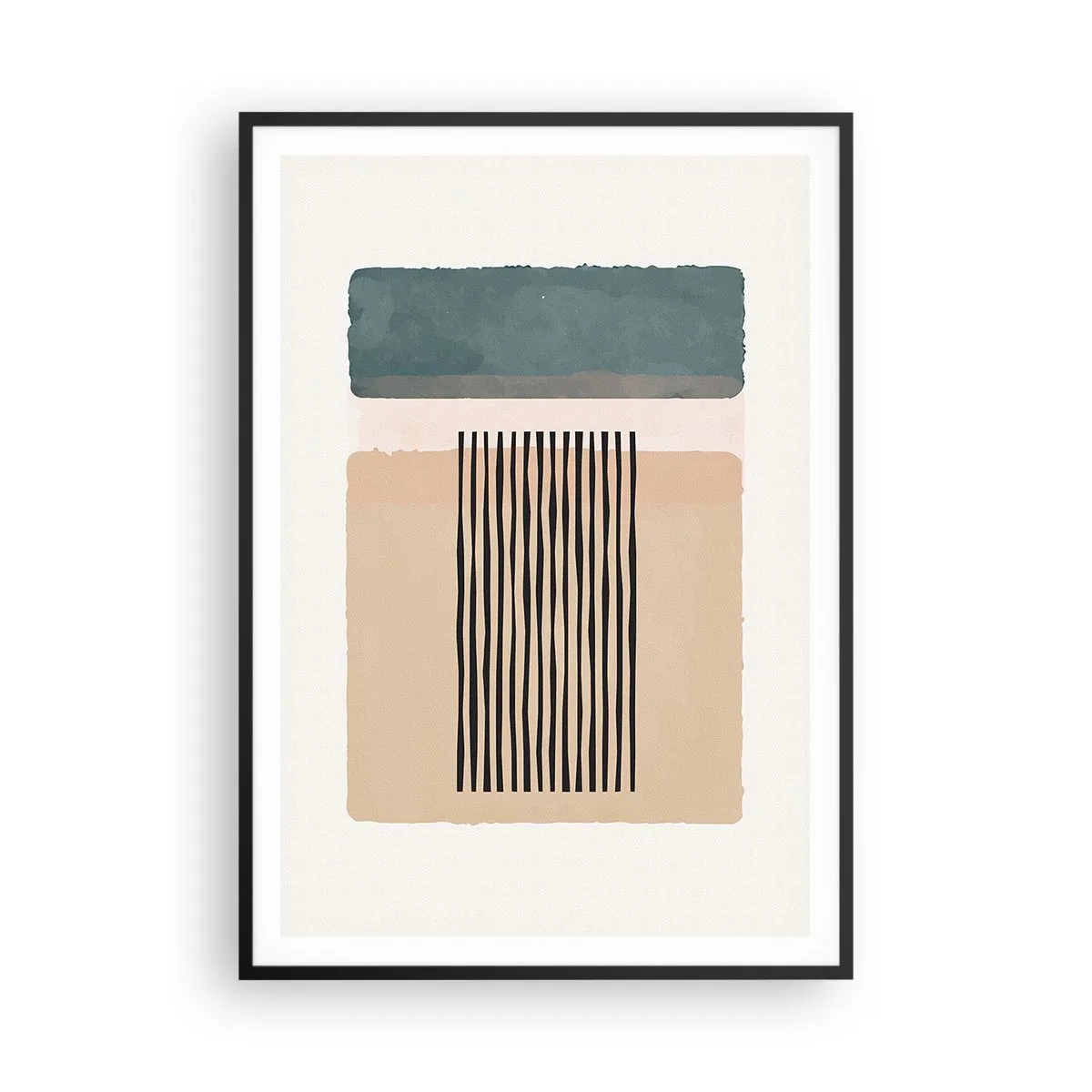 Plakat w czarnej ramie - Wszystko w porządku - 70x100 cm