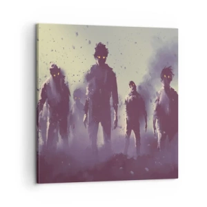 Obraz na płótnie - Uważaj! Nadchodzą - 60x60 cm