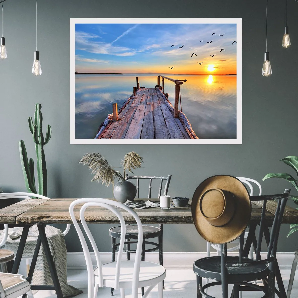 Plakat - Iść przed siebie ku słońcu - 40x30 cm