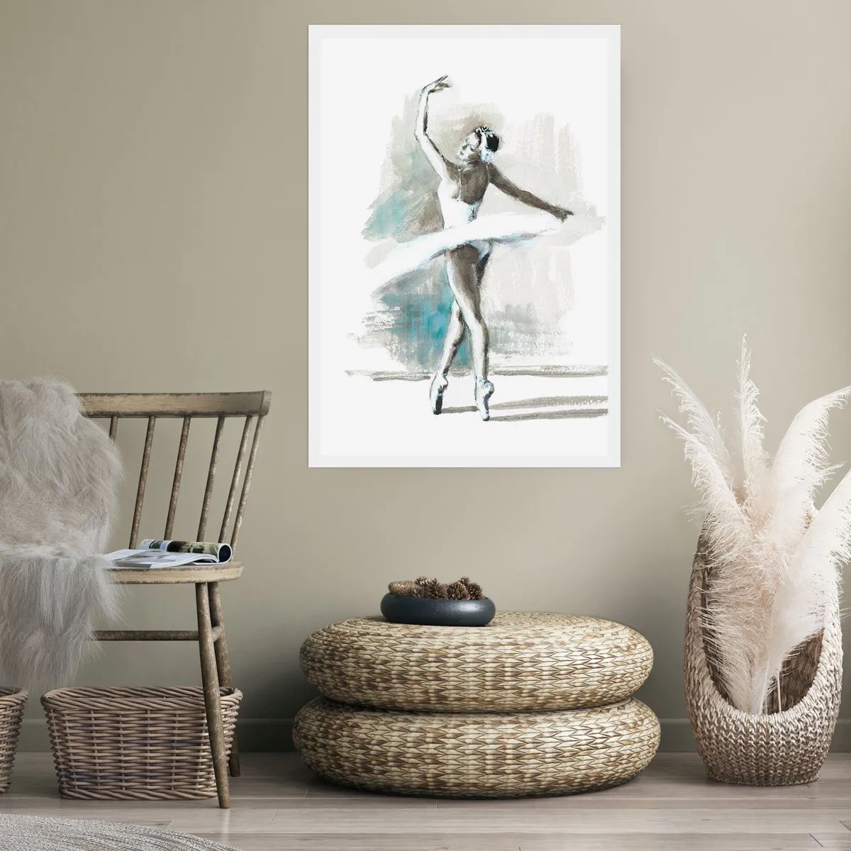 Plakat - Zaklęta w łabędzia - 70x100 cm