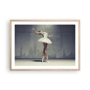 Plakat w ramie jasny dąb - Lekko jak ptak - 70x50 cm