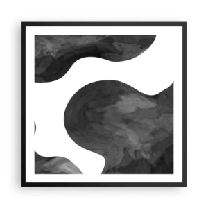 Plakat w czarnej ramie - Droga Mleczna - 60x60 cm