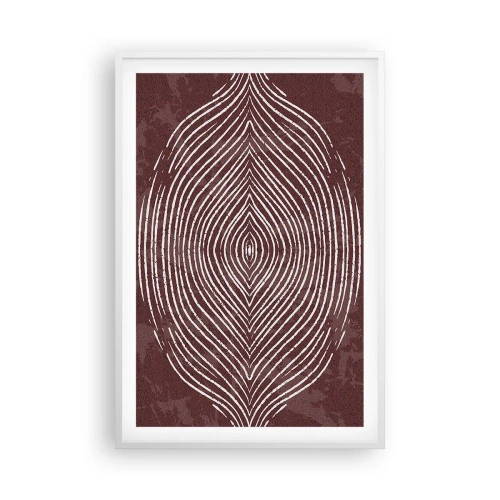 Plakat w białej ramie - Przestrzeń mówi - 61x91 cm