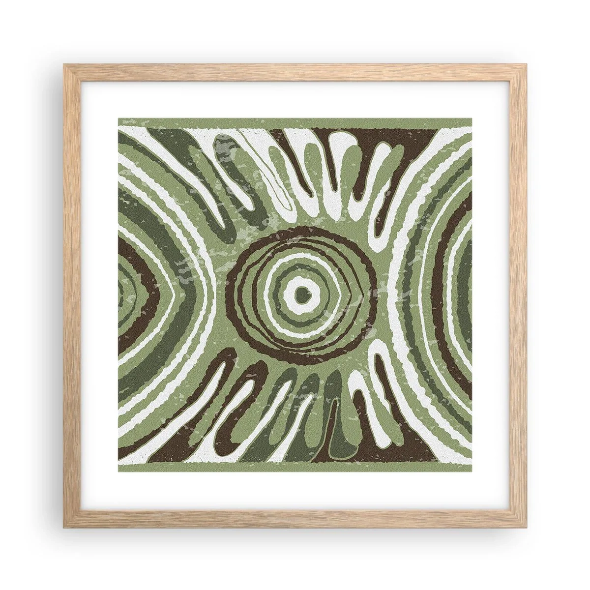Plakat w ramie jasny dąb - Eksplozja emocji - 40x40 cm