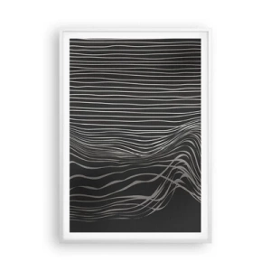 Plakat w białej ramie - Rytm i akcent - 70x100 cm