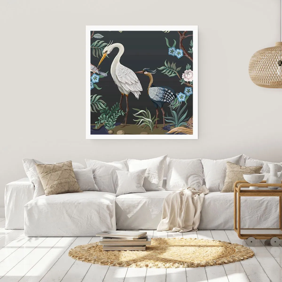 Plakat - Ptasia parada - 30x30 cm