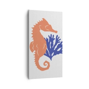 Obraz na płótnie - Na podwodnej łące - 55x100 cm