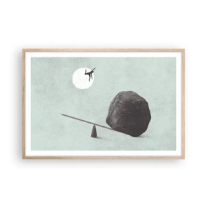 Plakat w ramie jasny dąb - Spełnione marzenie - 91x61 cm