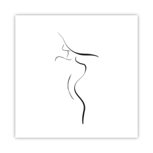 Plakat - Nieuchwytna jak fala - 50x50 cm