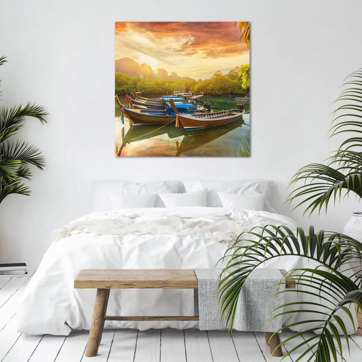 Obraz na płótnie - Przed pracowitym dniem - 40x40 cm