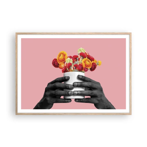 Plakat w ramie jasny dąb - Apoteoza życia - 100x70 cm