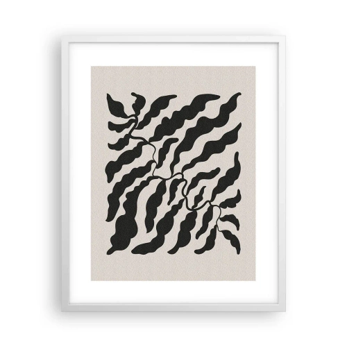 Plakat w białej ramie - Natura kwadratu - 40x50 cm