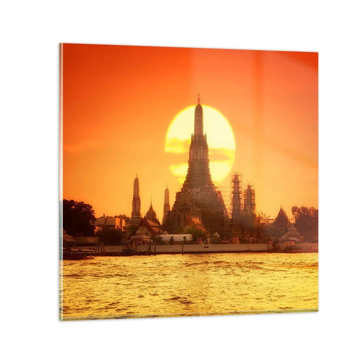 Obraz na szkle - Ku słońcu, zawsze ku słońcu - 40x40 cm