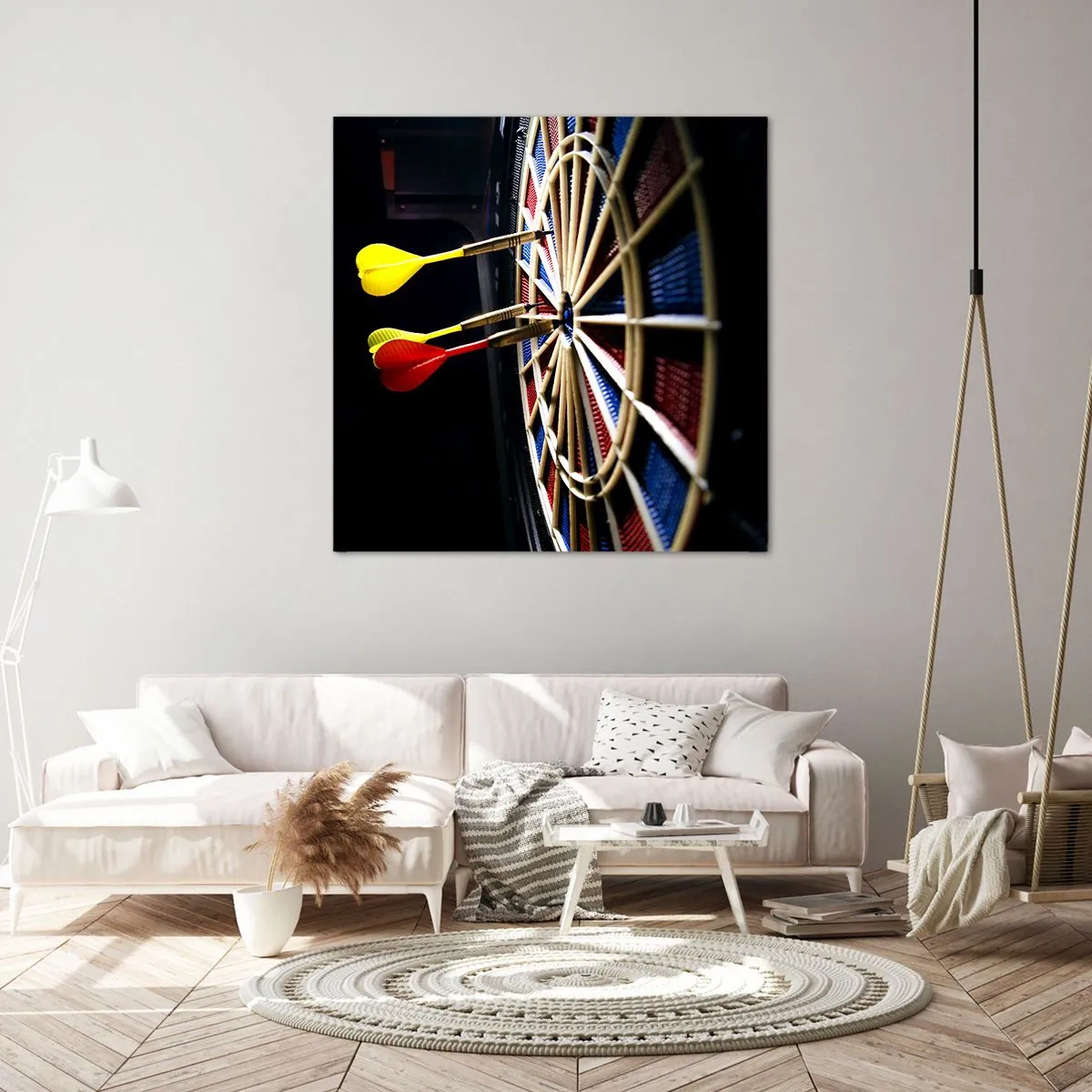 Obraz na płótnie - W samo sedno - 40x40 cm