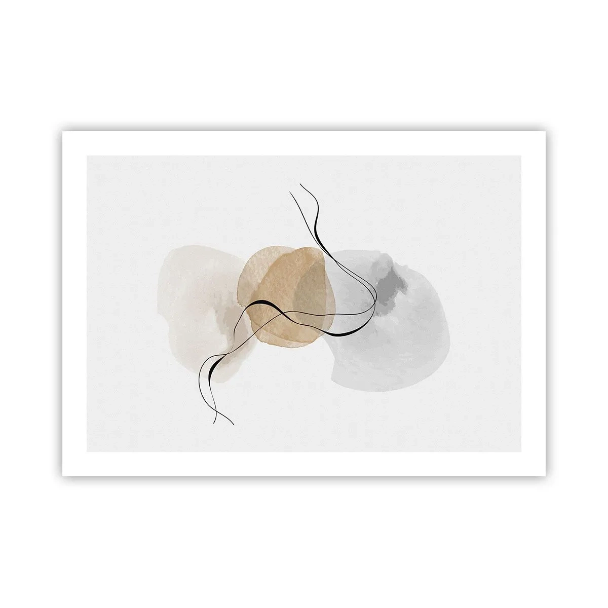 Plakat - Powietrzne paciorki - 70x50 cm