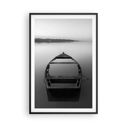 Plakat w czarnej ramie - Tęsknota i melancholia - 61x91 cm