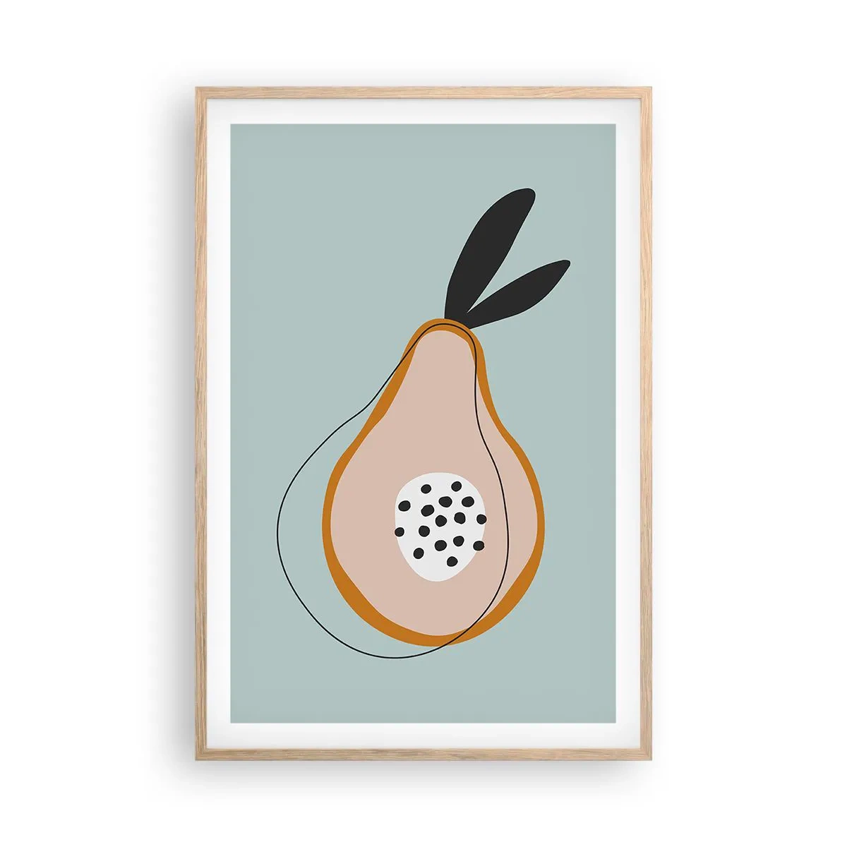 Plakat w ramie jasny dąb - Przeniknąć w naturę rzeczy - 61x91 cm