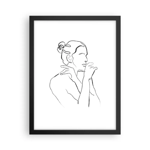 Plakat w czarnej ramie - Akt: zmysłowe misterium - 30x40 cm