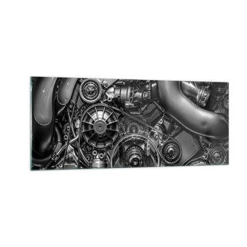 Obraz na szkle - Poezja mechaniki - 100x40 cm