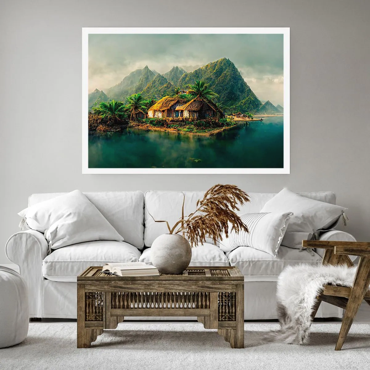 Plakat - Tropikalny raj - 50x40 cm