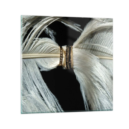 Obraz na szkle - ...i nie opuszczę Cię… - 70x70 cm