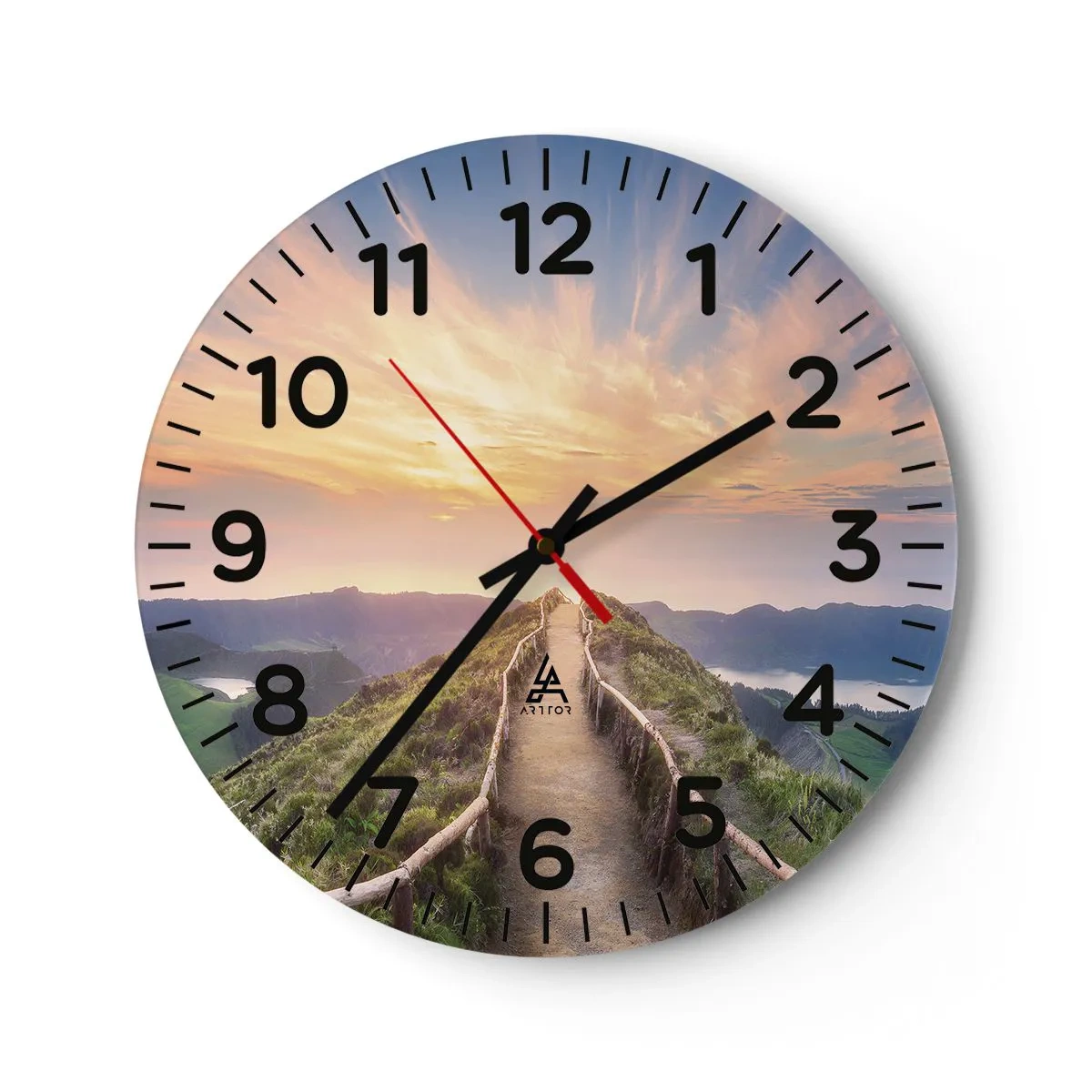 Zegar ścienny - Blisko nieba - 30x30 cm