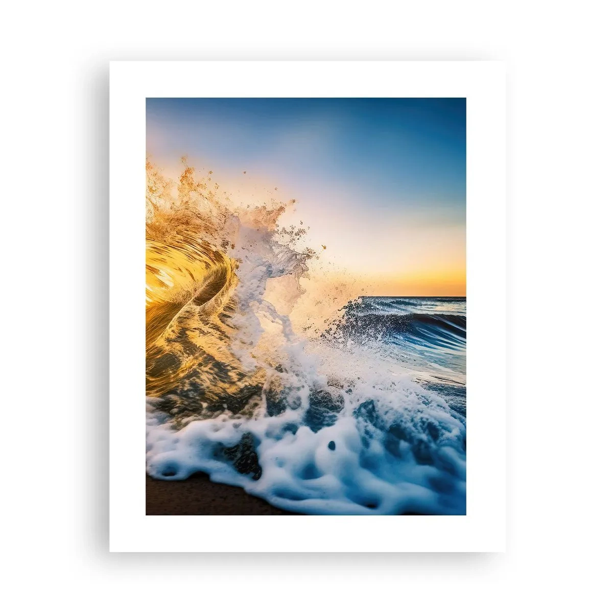 Plakat - Zabawa na piasku - 40x50 cm