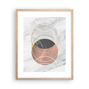 Plakat w ramie jasny dąb - Muzyka sfer - 40x50 cm