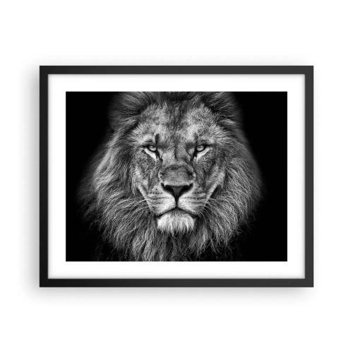 Plakat w czarnej ramie - W stroju koronacyjnym - 50x40 cm