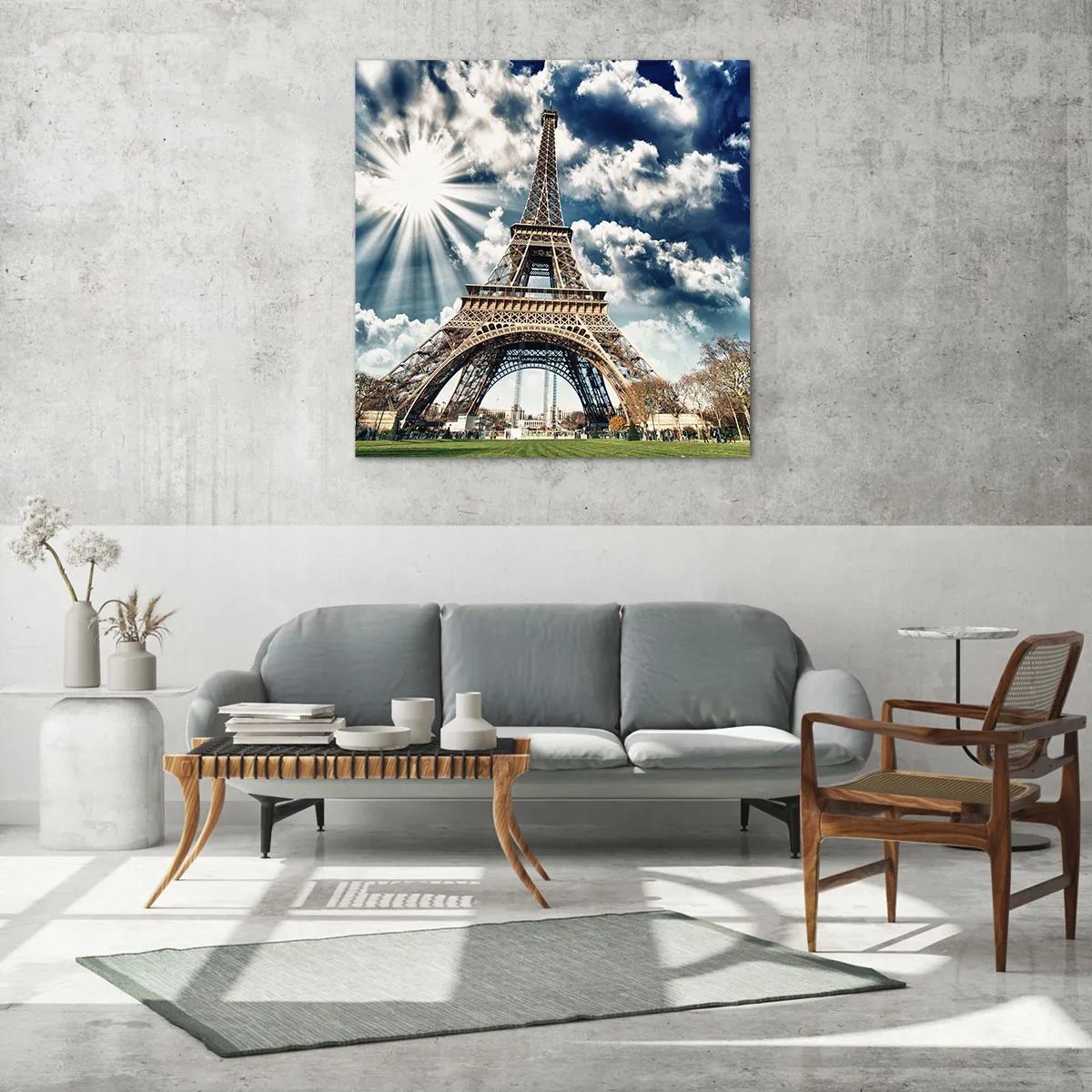 Obraz na szkle - Jedyna taka pod słońcem - 70x70 cm