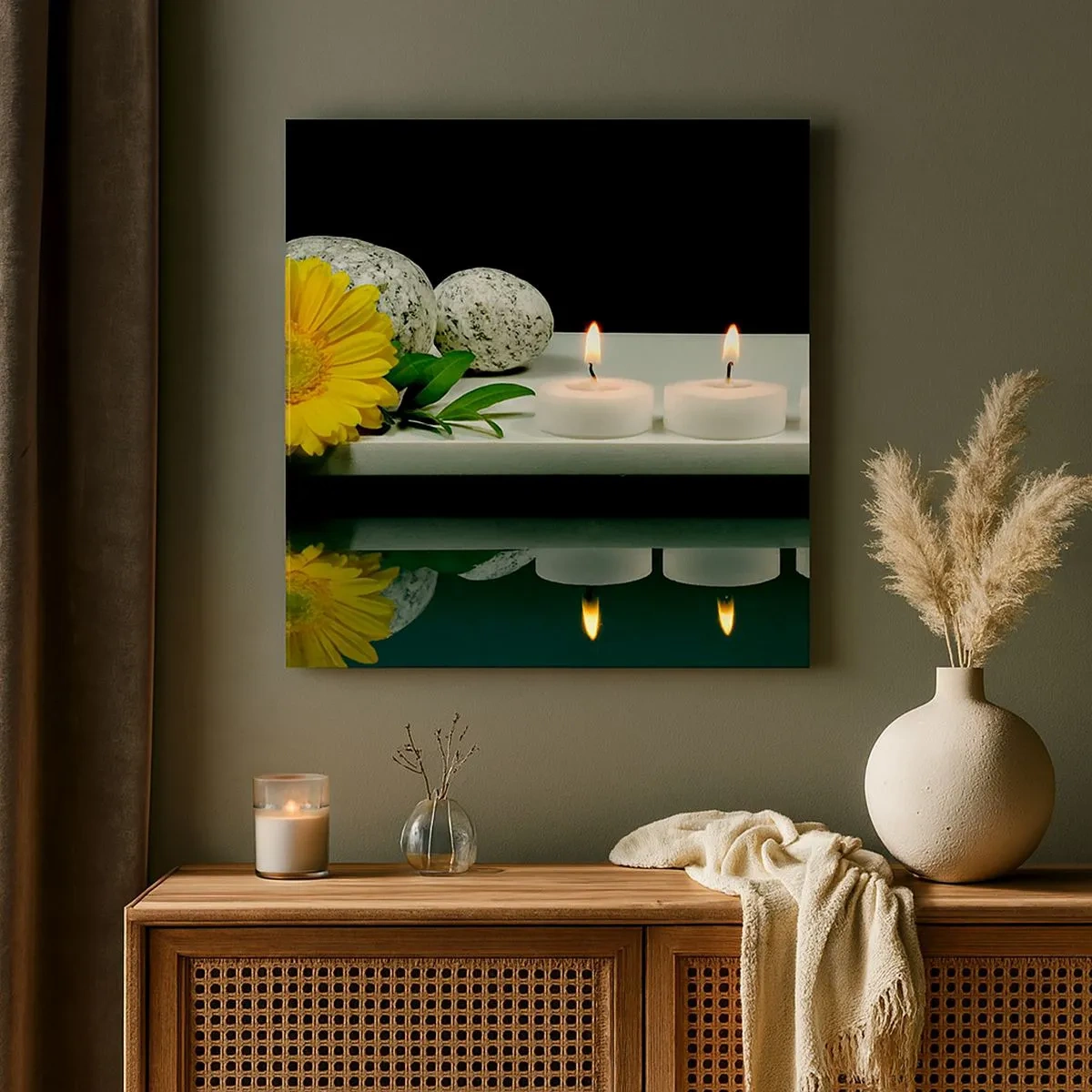 Obraz na płótnie - Ukojenie zmysłów - 30x30 cm