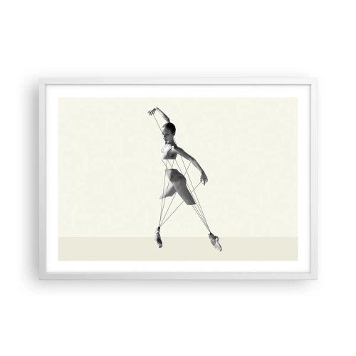 Plakat w białej ramie - W teatrze świata - 70x50 cm