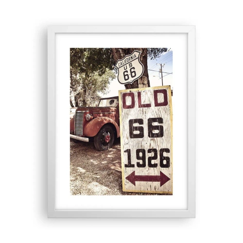 Plakat w białej ramie - Legenda amerykanskiej prowincji - 30x40 cm