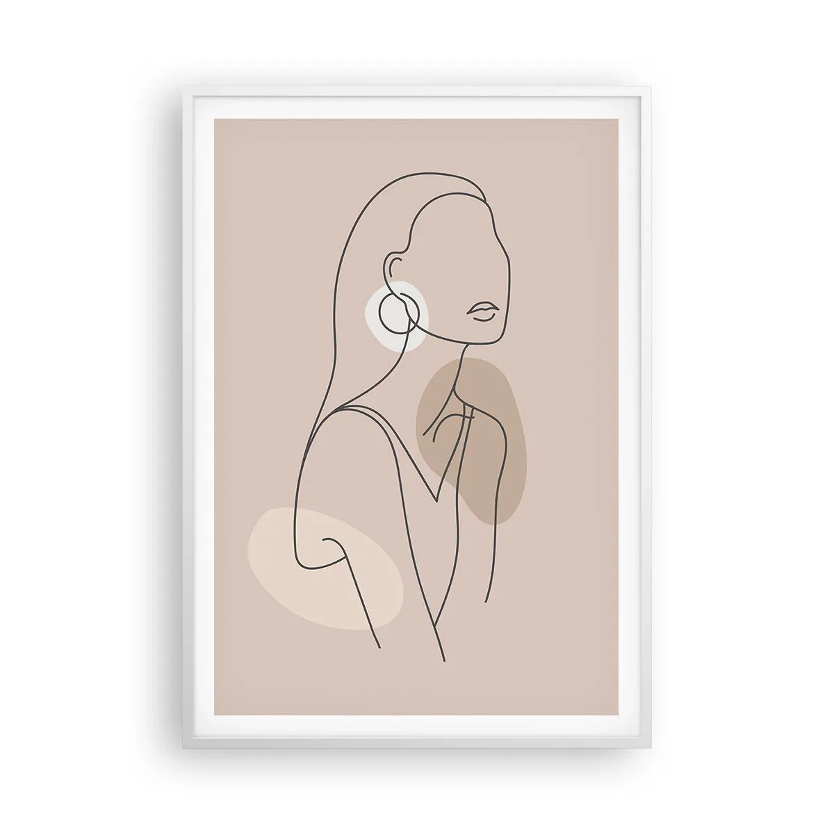 Plakat w białej ramie - Ikona dziewczęcości - 70x100 cm