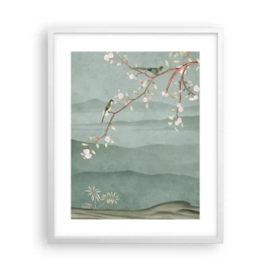 Plakat w białej ramie - Wiosna, ach, to ty - 40x50 cm