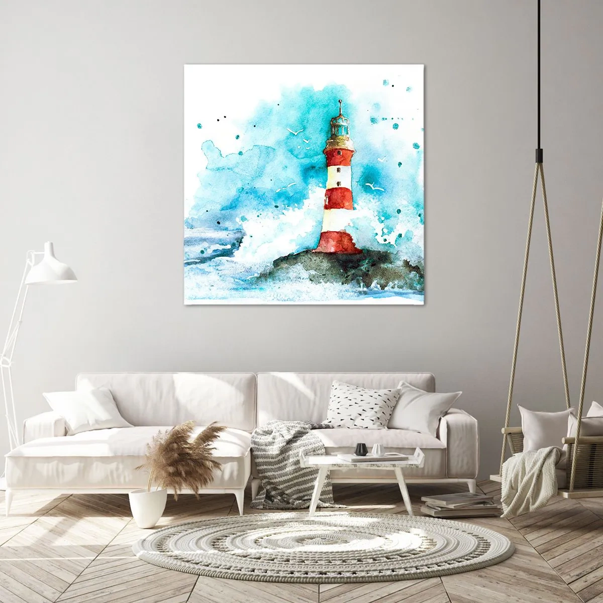 Obraz na płótnie - Jedność żywiołów - 60x60 cm