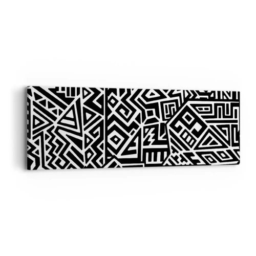 Obraz na płótnie - Kompozycja prekolumbijska - 90x30 cm