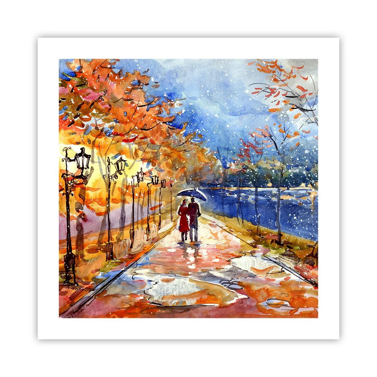 Plakat - Razem do granicy czasu - 50x50 cm