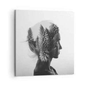 Obraz na płótnie - Pani sosnowego lasu - 50x50 cm